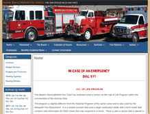 Tablet Screenshot of beaverdam-littlefieldfire.org